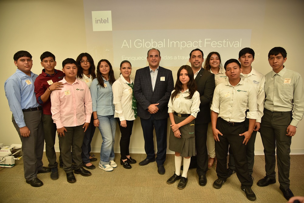 Estudiantes de CONALEP representarán a México en competencia global de innovación: Intel AI Global Impact Festival