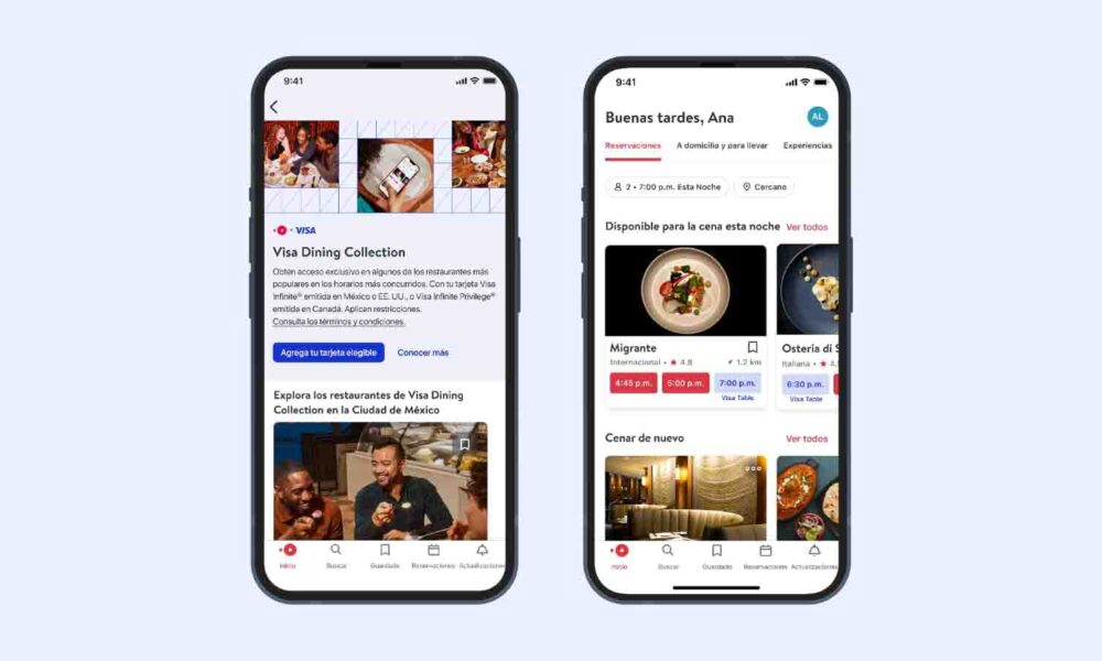 Visa Dining Collection y OpenTable lanzan exclusivo programa en México