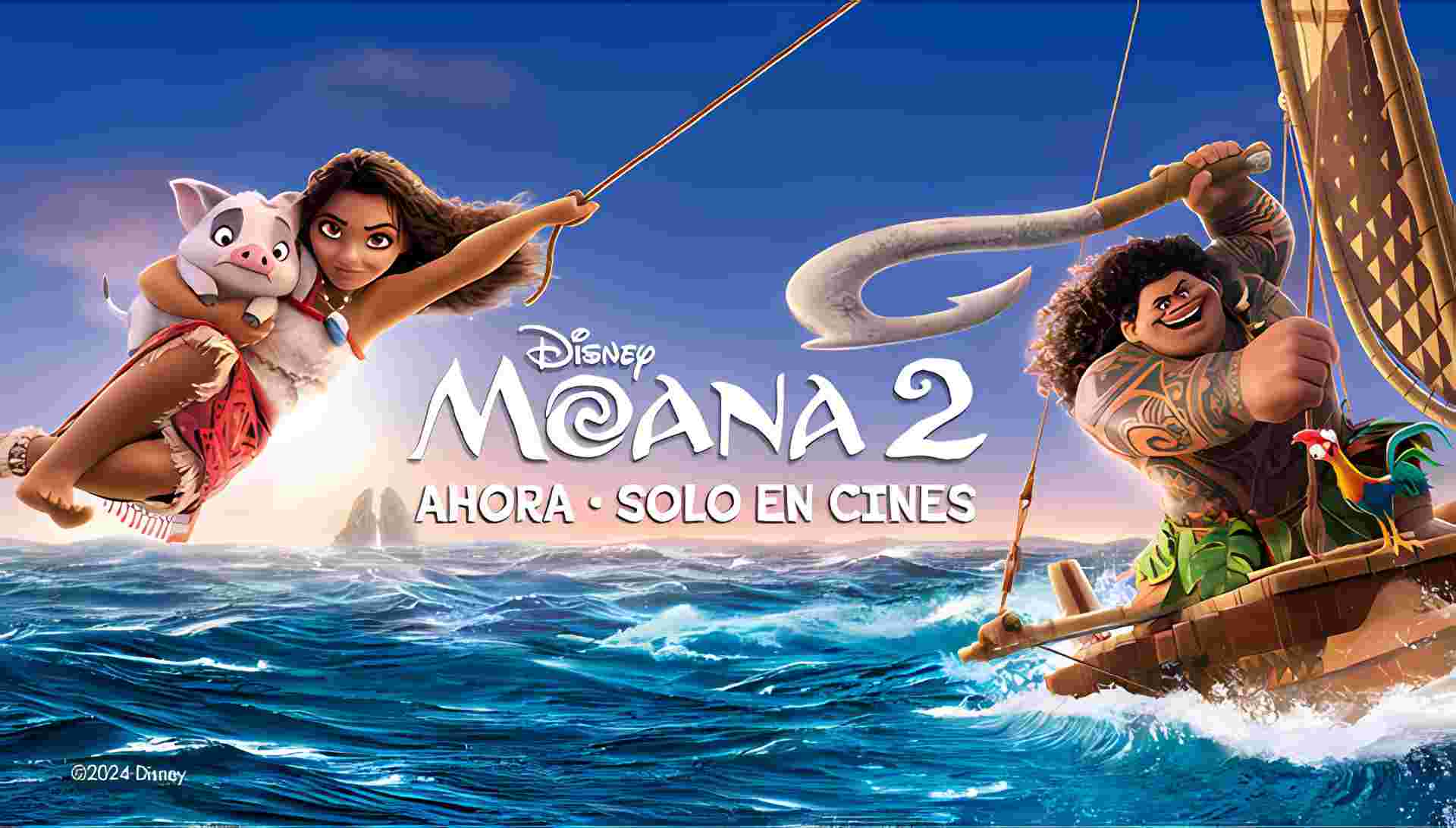 Moana 2 rompe récords de taquilla en América Latina
