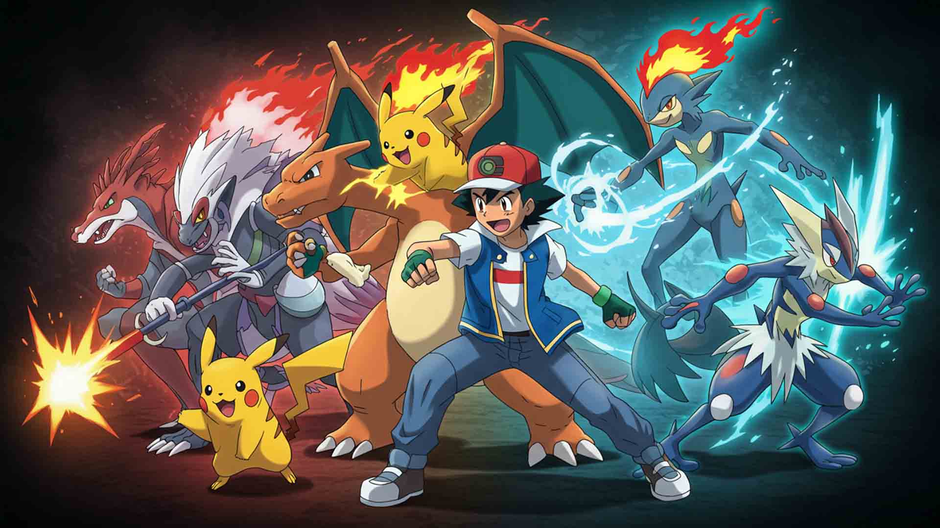 Los 35 Pokémon más poderosos de Ash Ketchum: Un viaje a través de las batallas épicas del anime