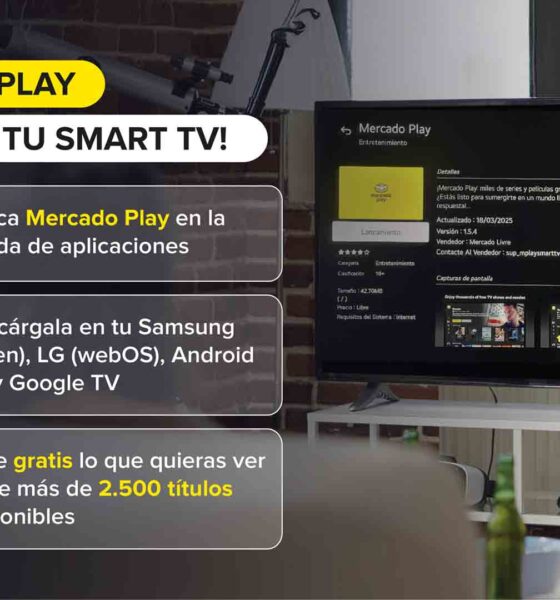 Mercado Play llega a Smart TVs de Latinoamérica