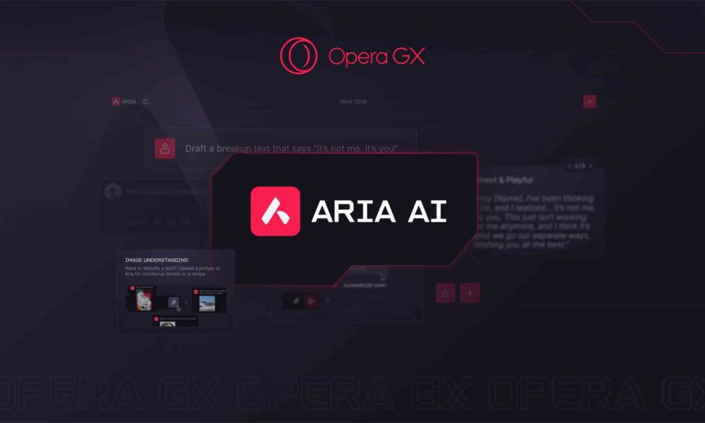 Opera GX actualiza Aria IA para ofrecer nuevas funciones de escritura y mejores respuestas