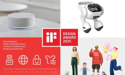 LG es reconocido por su excelencia en diseño en los iF Design Award 2025