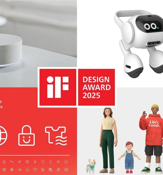LG es reconocido por su excelencia en diseño en los iF Design Award 2025