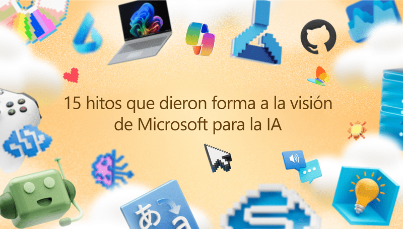 De la era de PC a la de la IA: 15 hitos clave en la evolución de Microsoft