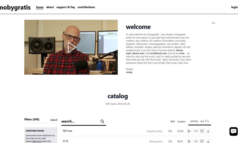 MobyGratis: La biblioteca de música instrumental gratuita que todo creador necesita