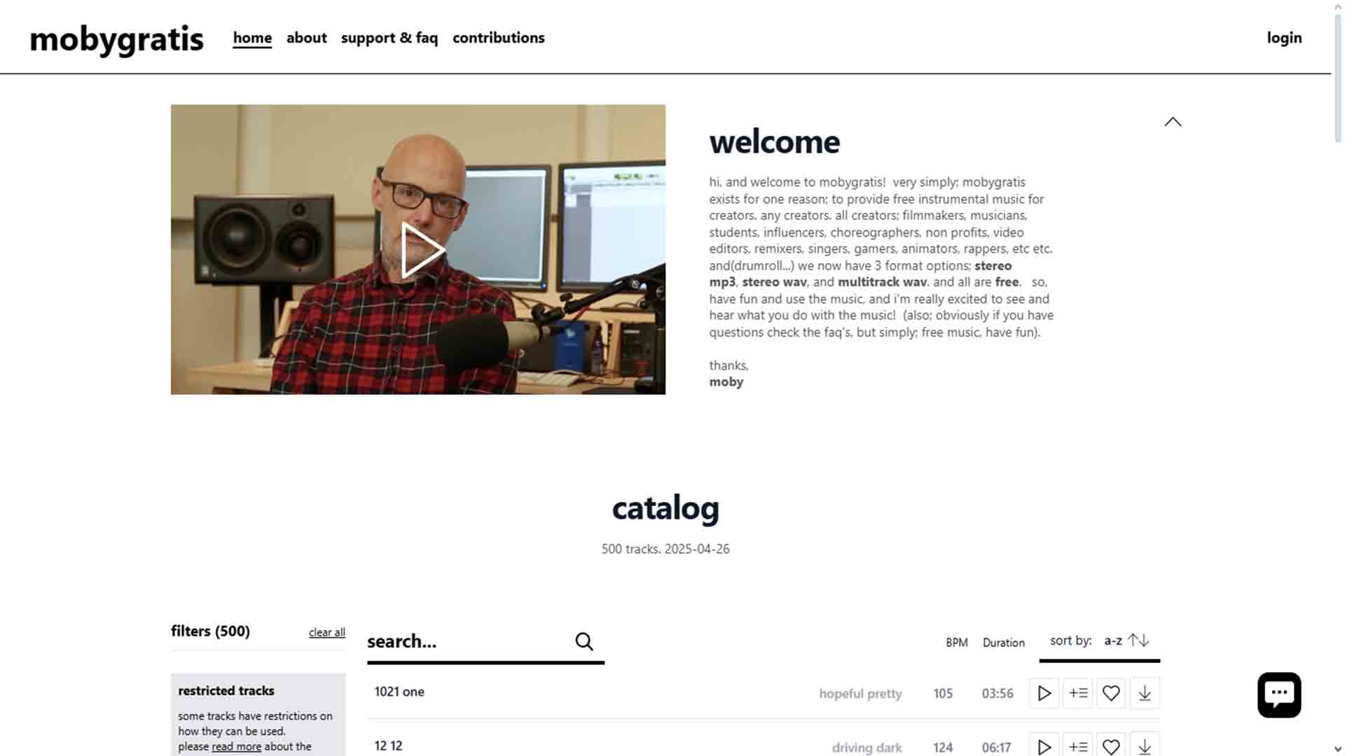 MobyGratis: La biblioteca de música instrumental gratuita que todo creador necesita