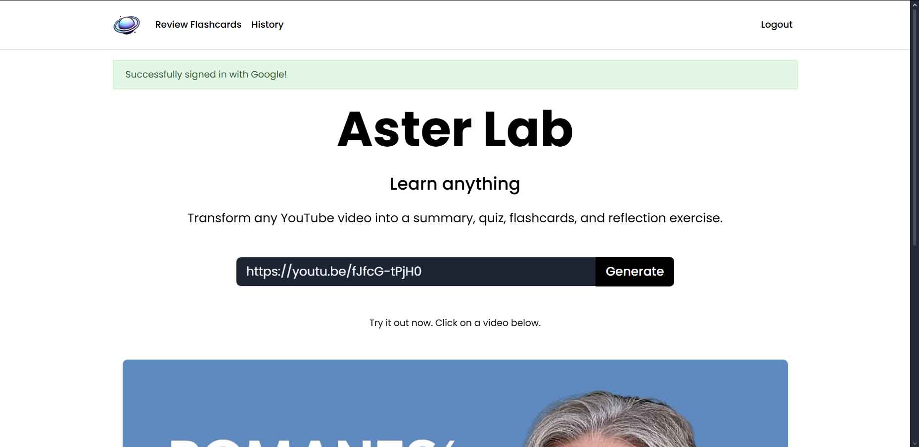 Asterlab.io: La herramienta de IA que transforma videos en material de estudio interactivo