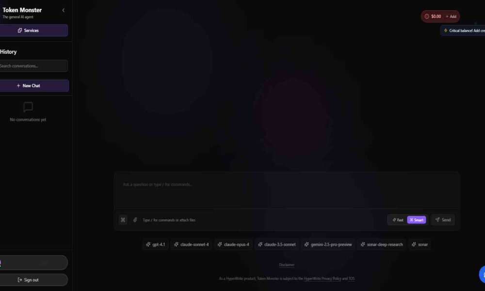 Token Monster: el chatbot que combina múltiples IA automáticamente
