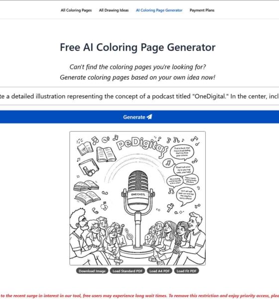 Crea páginas para colorear personalizadas con IA
