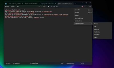 Tips y Trucos: Descubre el nuevo soporte para Markdown y Copilot en Windows Notepad