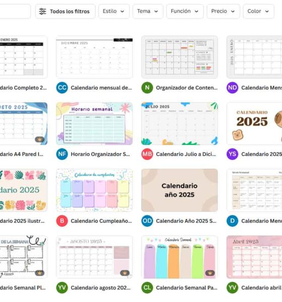 Guía Canva: crea un calendario y un diagrama de Gantt paso a paso