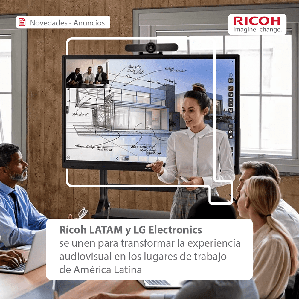 Ricoh LATAM y LG Electronics se unen para transformar la experiencia audiovisual en los lugares de trabajo de América Latina
