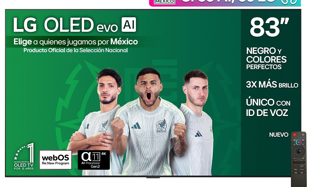 LG, el nuevo orgulloso socio tecnológico de la Selección Nacional de México