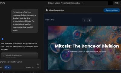 Guía completa para crear presentaciones con Google Gemini Canvas