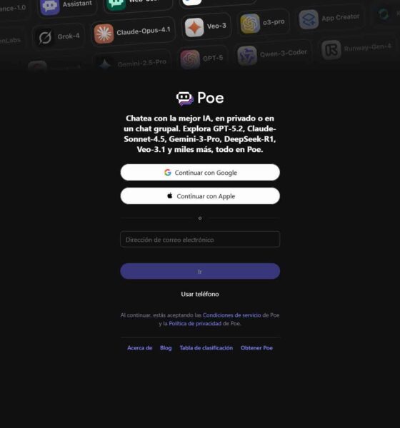 Poe: accede a GPT-5.2 y múltiples modelos de IA desde una app