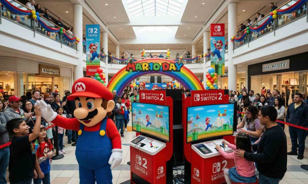 ¡Celebra el MAR10 DAY con los juegos icónicos de Mario en Santa Fe!