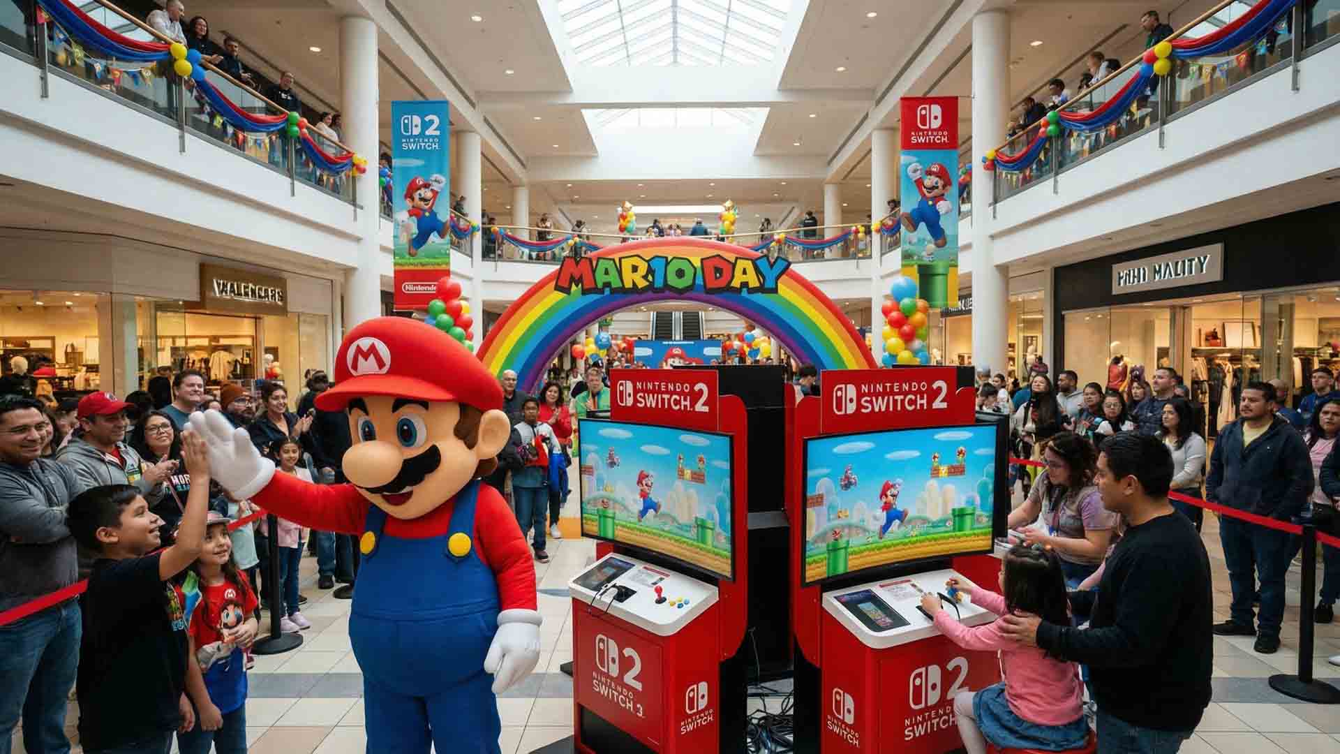 ¡Celebra el MAR10 DAY con los juegos icónicos de Mario en Santa Fe!