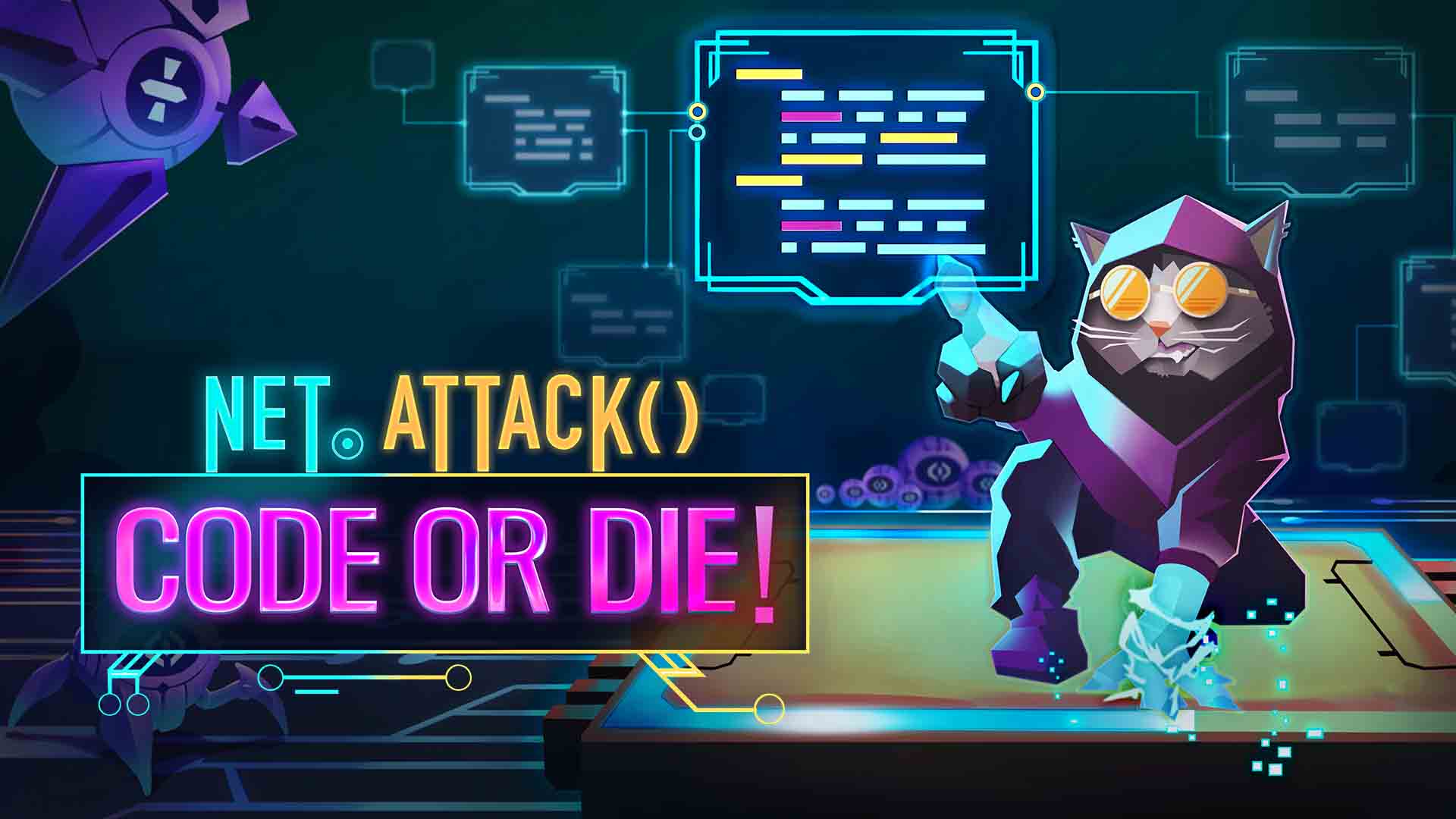 Revisión: Net.Attack() – Code or Die! – Roguelite donde el código es tu única arma