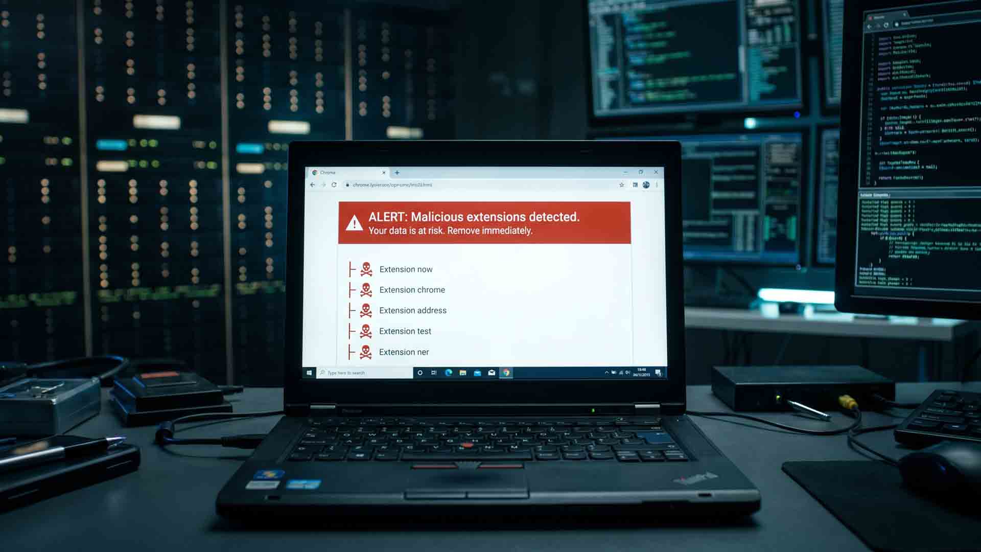 108 extensiones maliciosas de Chrome que roban datos e inyectan anuncios