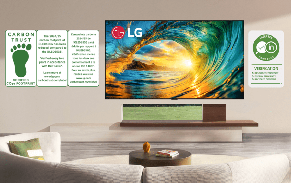 Los Televisores 2026 de LG Electronics Refuerzan su Avance en Sustentabilidad con Múltiples Ecocertificaciones