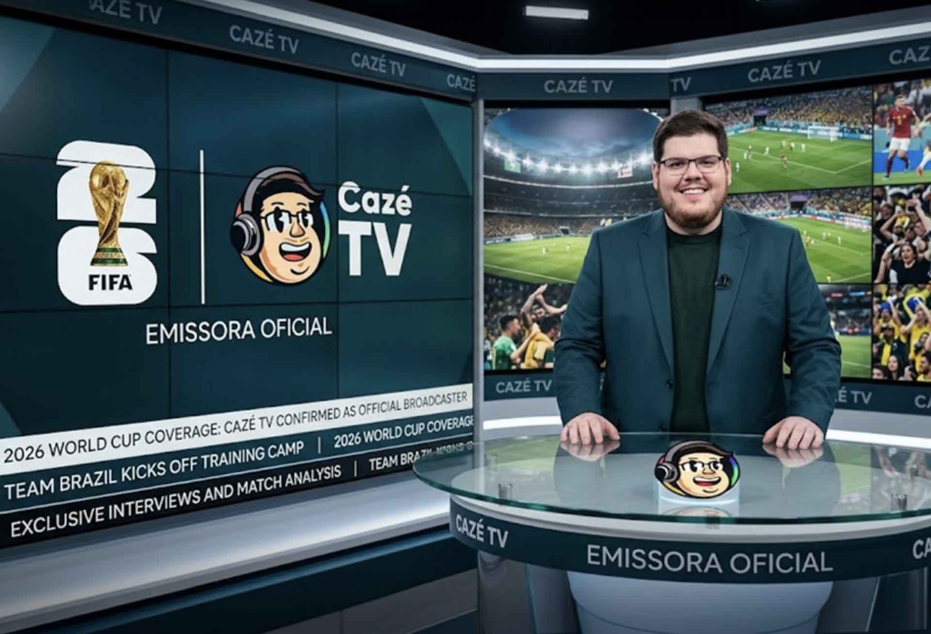 ¿El fin de la televisión? CazéTV transmitirá el Mundial 2026 gratis en Brasil