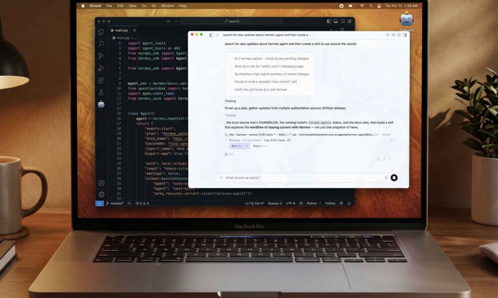 Hermes Desktop llega a Ollama: IA auto-mejorable para tu escritorio
