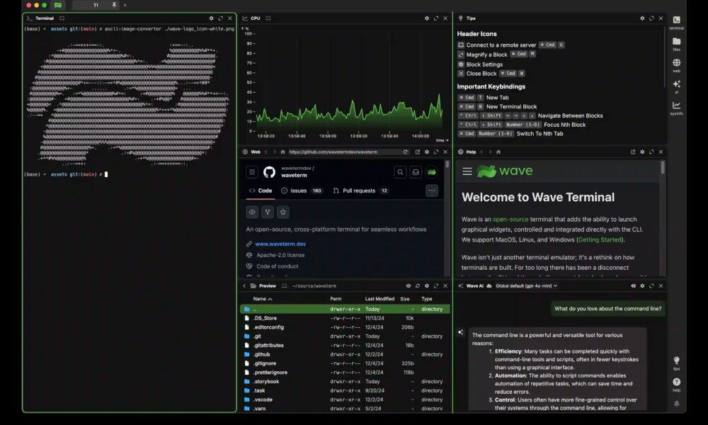 Wave Terminal: el emulador con IA que redefine tu flujo de trabajo