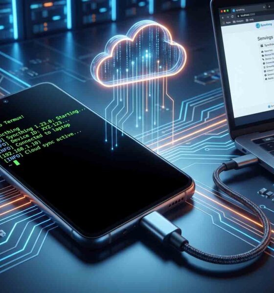 Guía para principiantes: Convierte tu viejo teléfono Android en un servidor Linux portátil con Termux y Syncthing