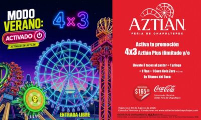 Aztlán Feria de Chapultepec activa la diversión y grandes promociones para este verano