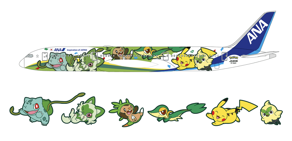 Pokémon Jet Red y Pokémon Jet Green
ANA