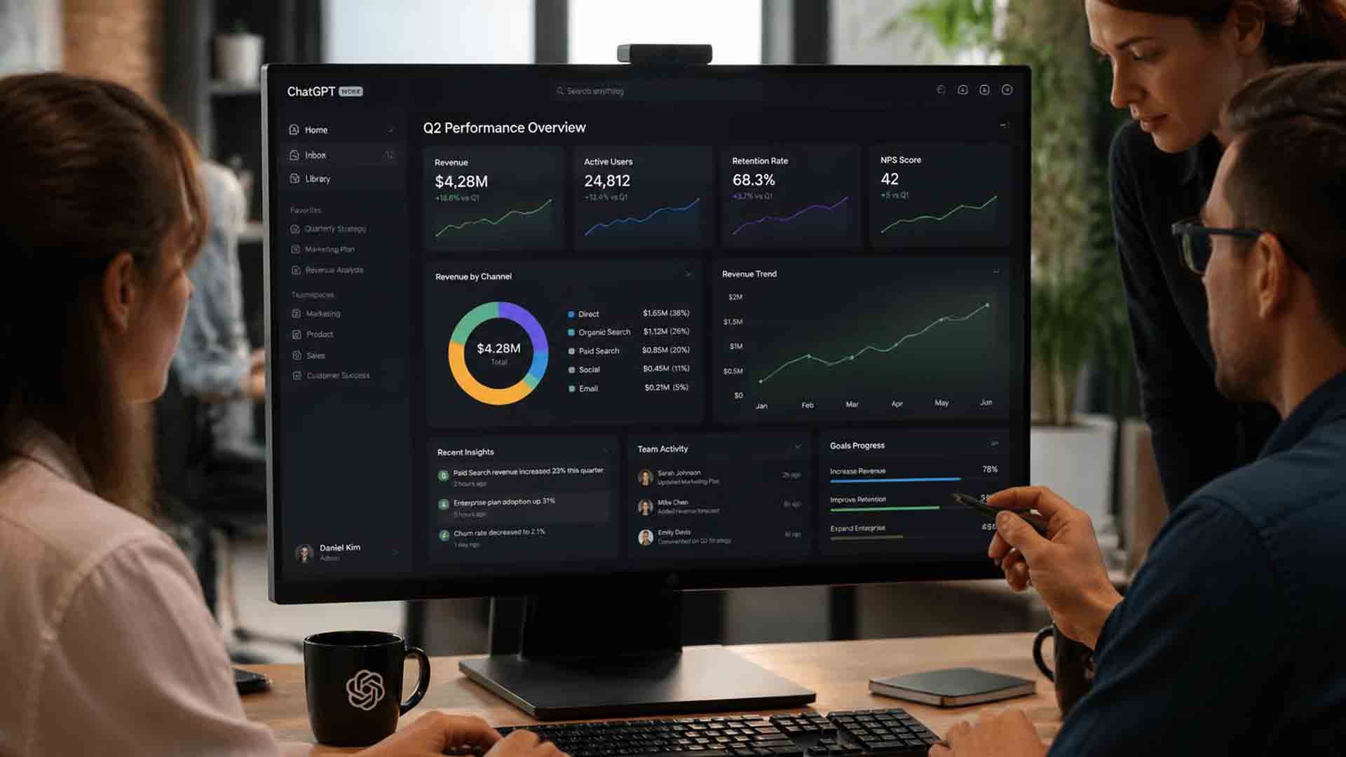 Sites en ChatGPT Work: transforma datos complejos en sitios interactivos