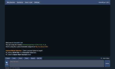 KoboldCpp estrena agente de IA integrado en su versión 1.122.1