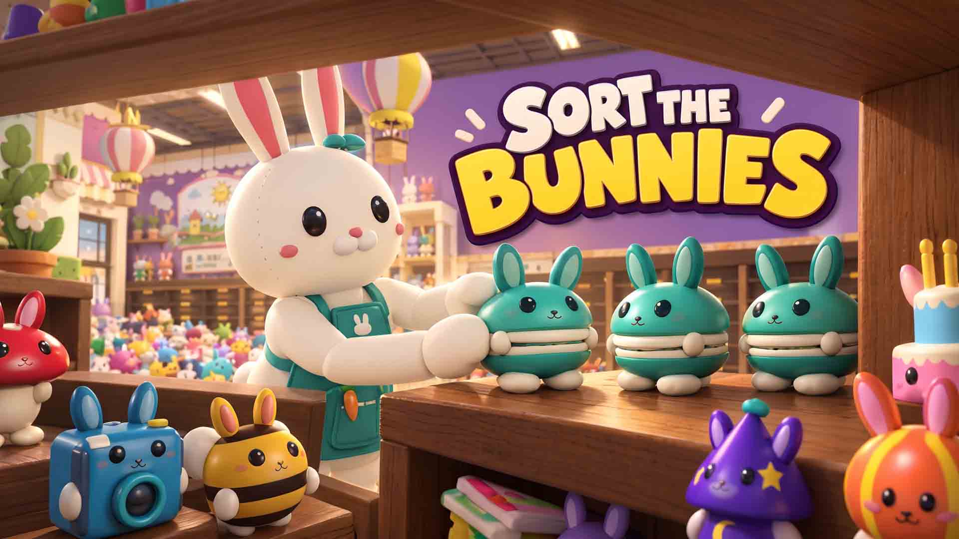 Revisión: Sort The Bunnies – Orden cozy con 500 conejitos