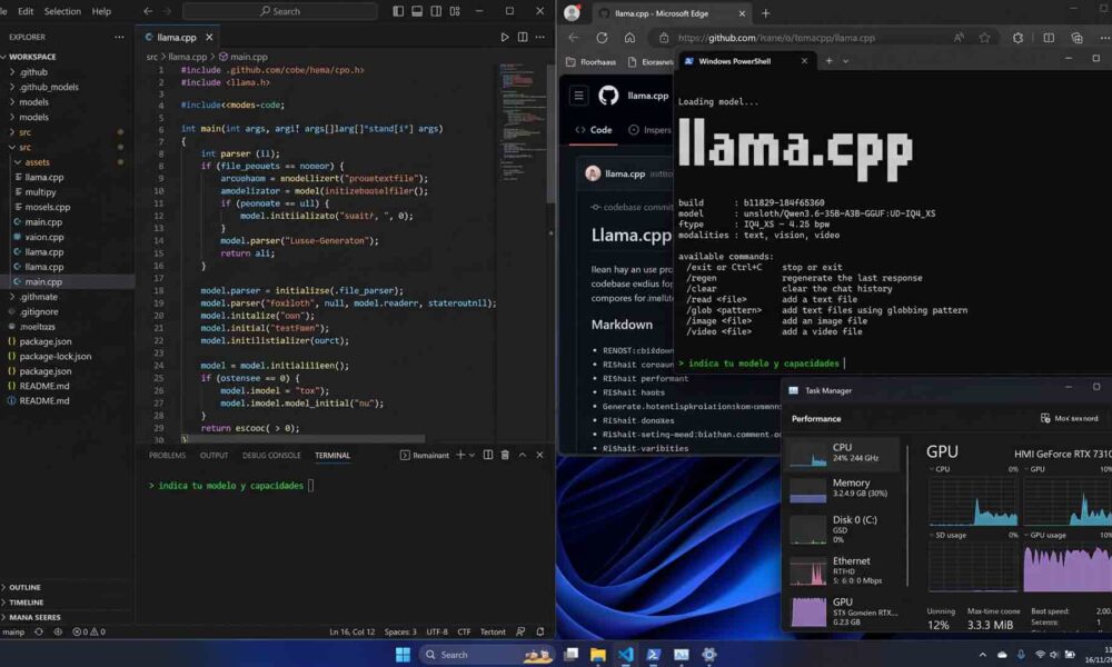 Un flag de llama.cpp permite correr un modelo 35B en 8GB de VRAM