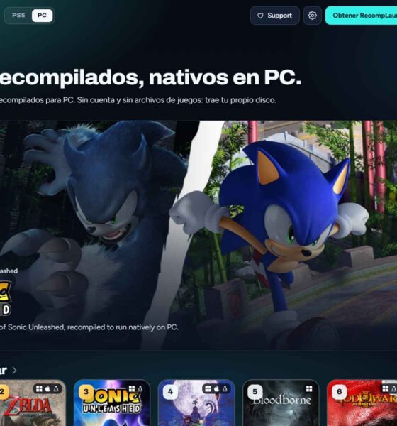 RecompLauncher el catálogo de juegos recompilados para PC